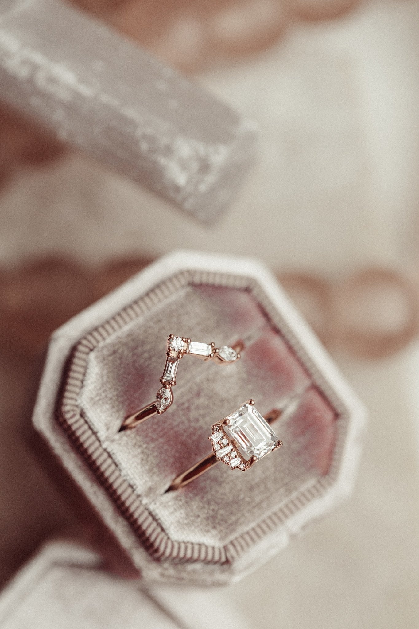 0.25 TCW Round Shaped Half Eternity Lab Grown Diamond Wedding Band