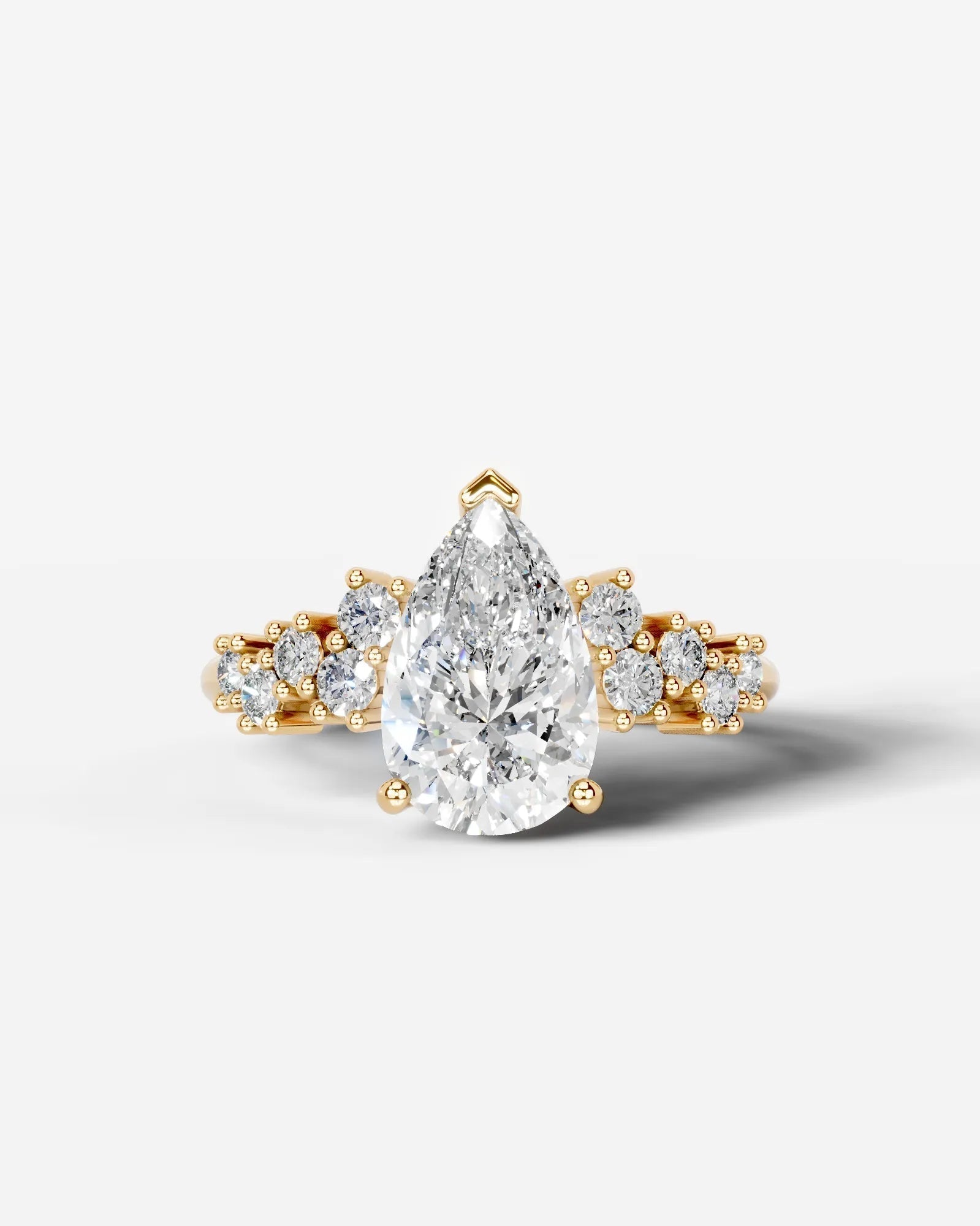 Marquise Solitaire With Tulip Prongs Lab Grown Diamond Engagement Ring
