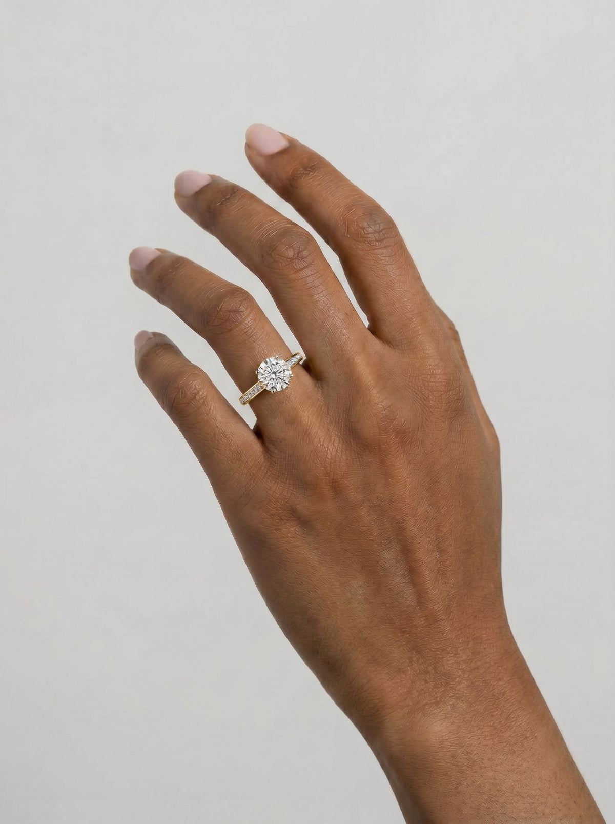 Marquise Solitaire With Tulip Prongs Lab Grown Diamond Engagement Ring