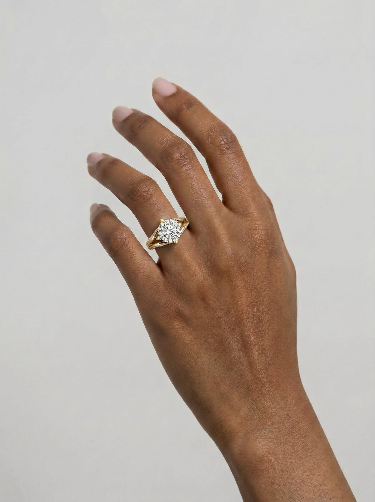 Marquise Solitaire With Tulip Prongs Lab Grown Diamond Engagement Ring