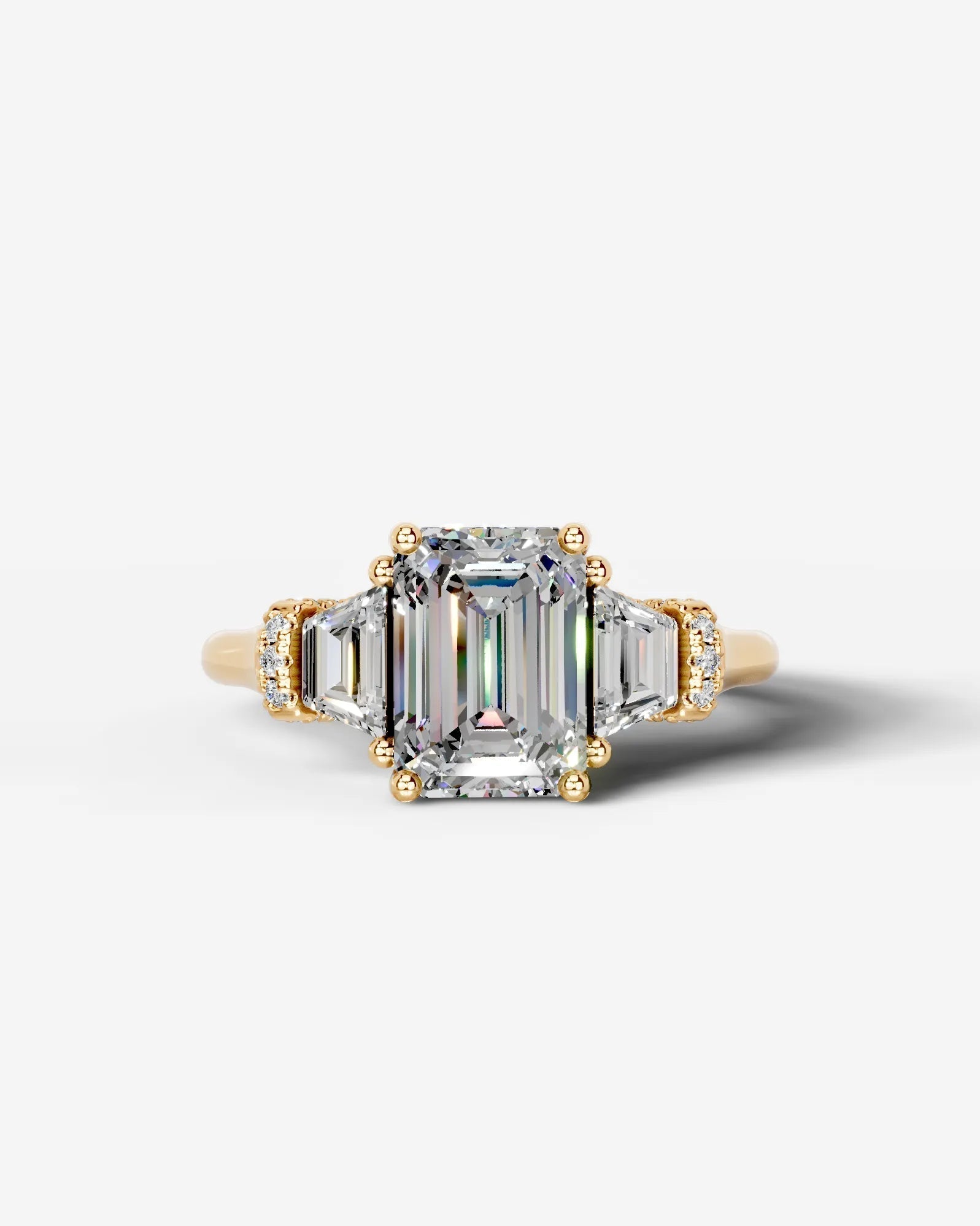 Marquise Solitaire With Tulip Prongs Lab Grown Diamond Engagement Ring