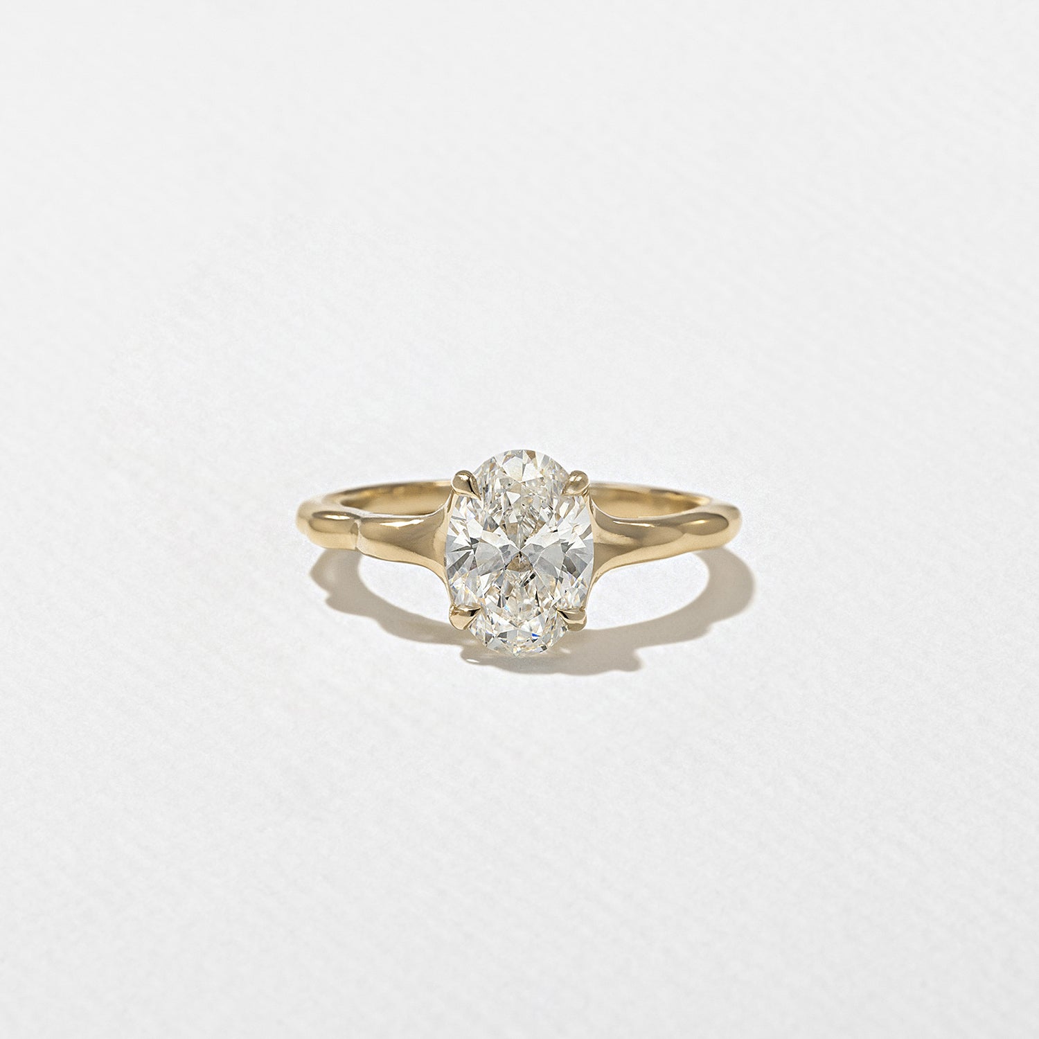 Emerald Pave Engagement Ring – 1 CT Lab Grown Diamond