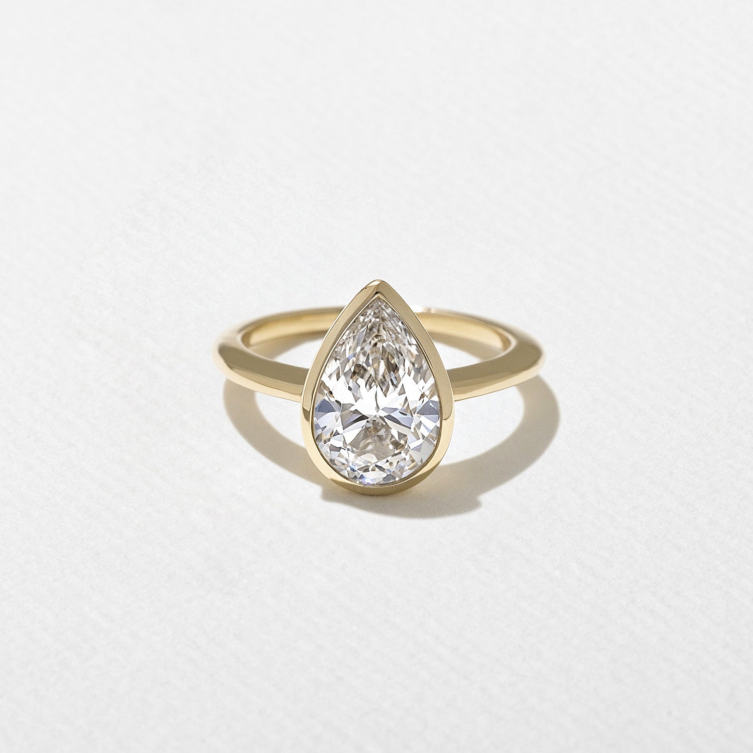 Emerald Pave Engagement Ring – 1 CT Lab Grown Diamond