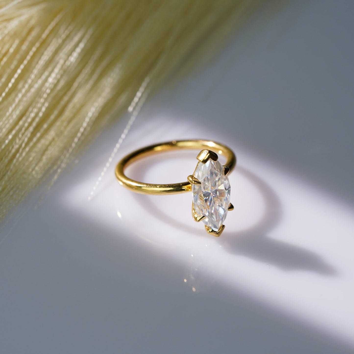 Oval Solitaire Engagement Ring – 2 CT Lab Grown Diamond