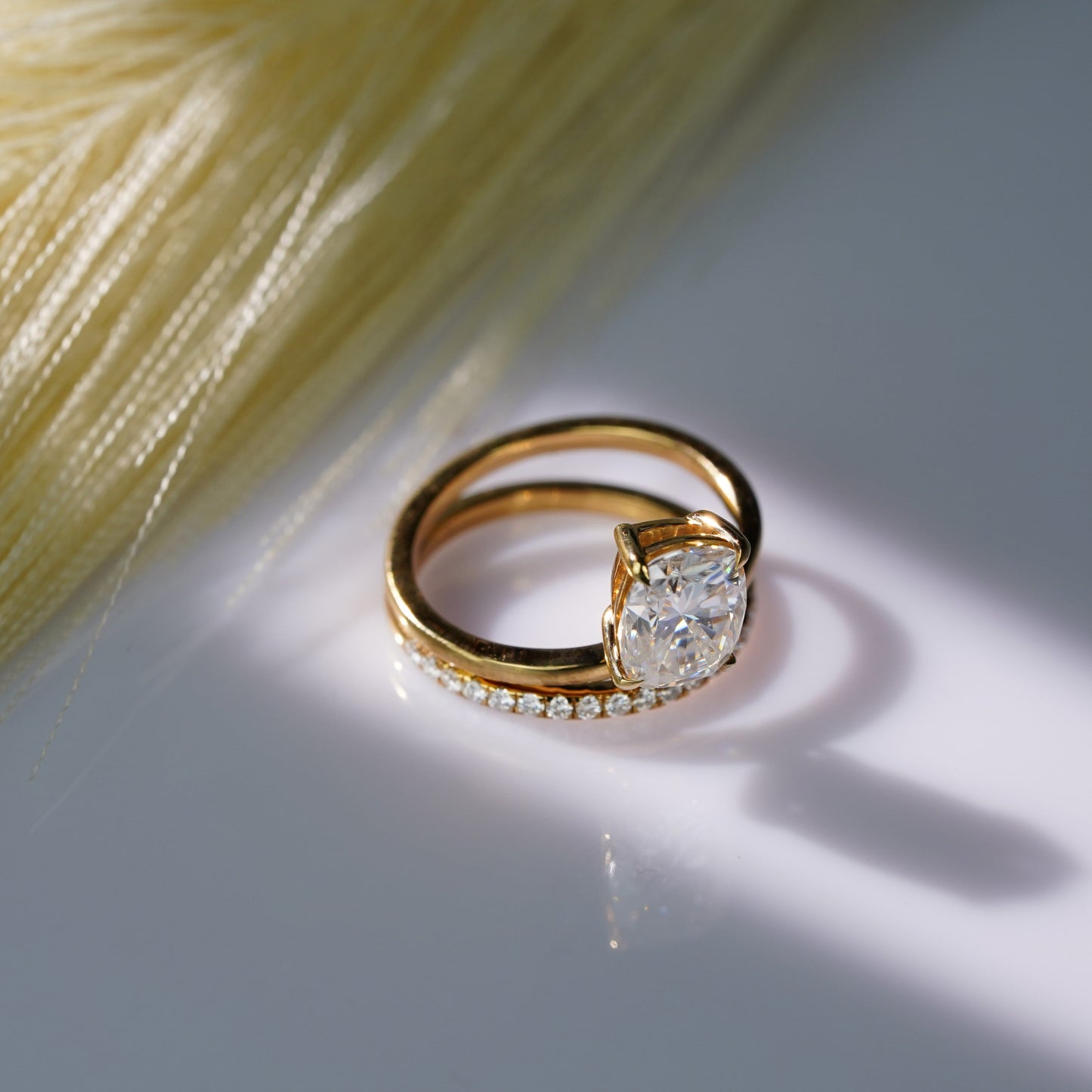 Oval Solitaire Engagement Ring – 2 CT Lab Grown Diamond