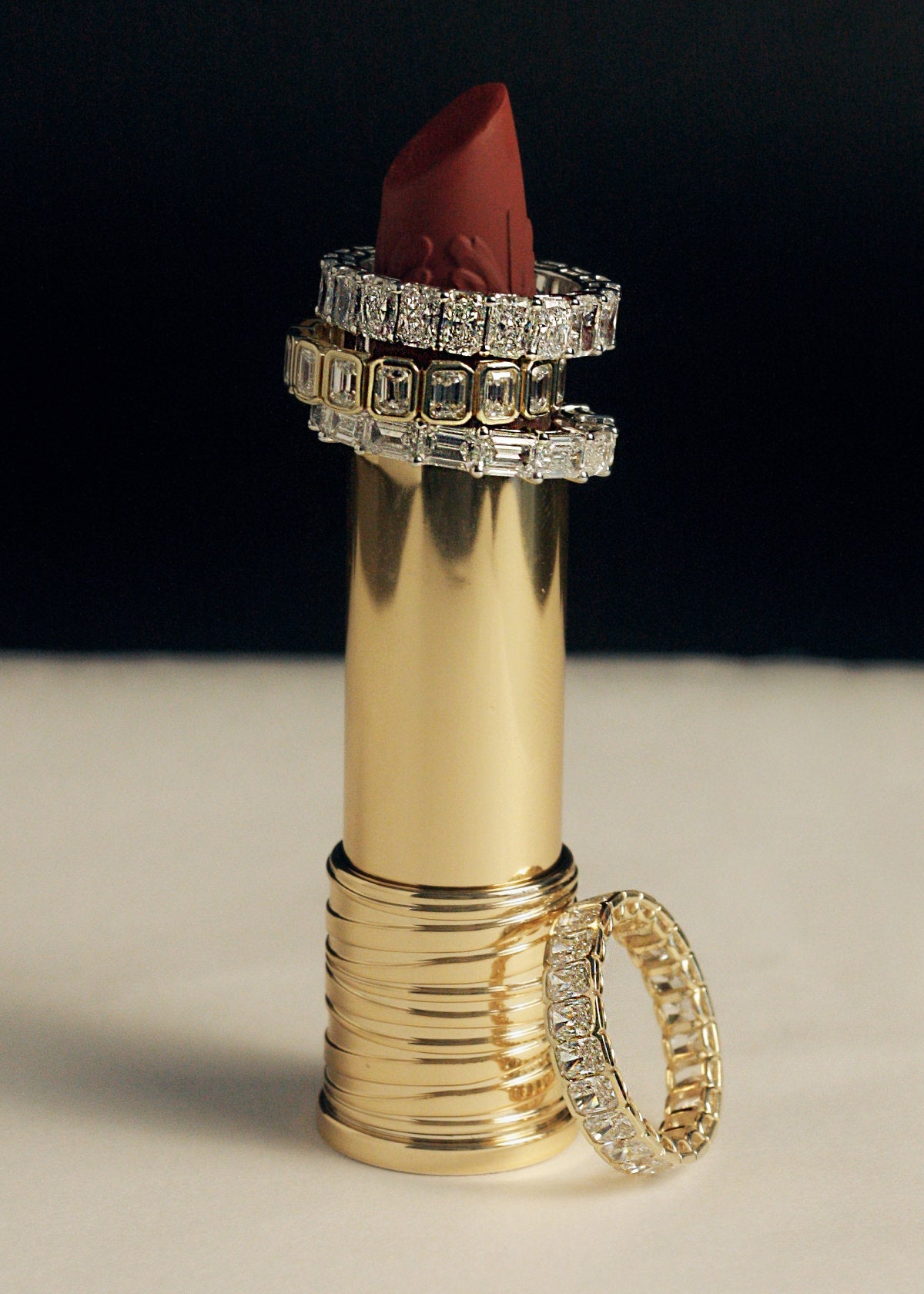 0.25 TCW Round Shaped Half Eternity Lab Grown Diamond Wedding Band