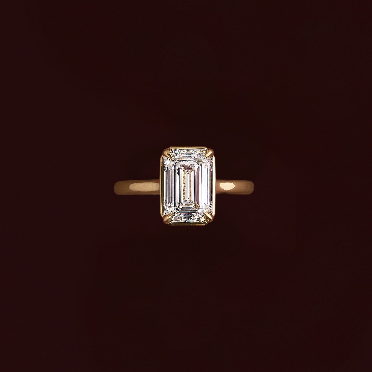 Marquise Cut Cluster Styled Lab Grown Diamond Engagement Ring