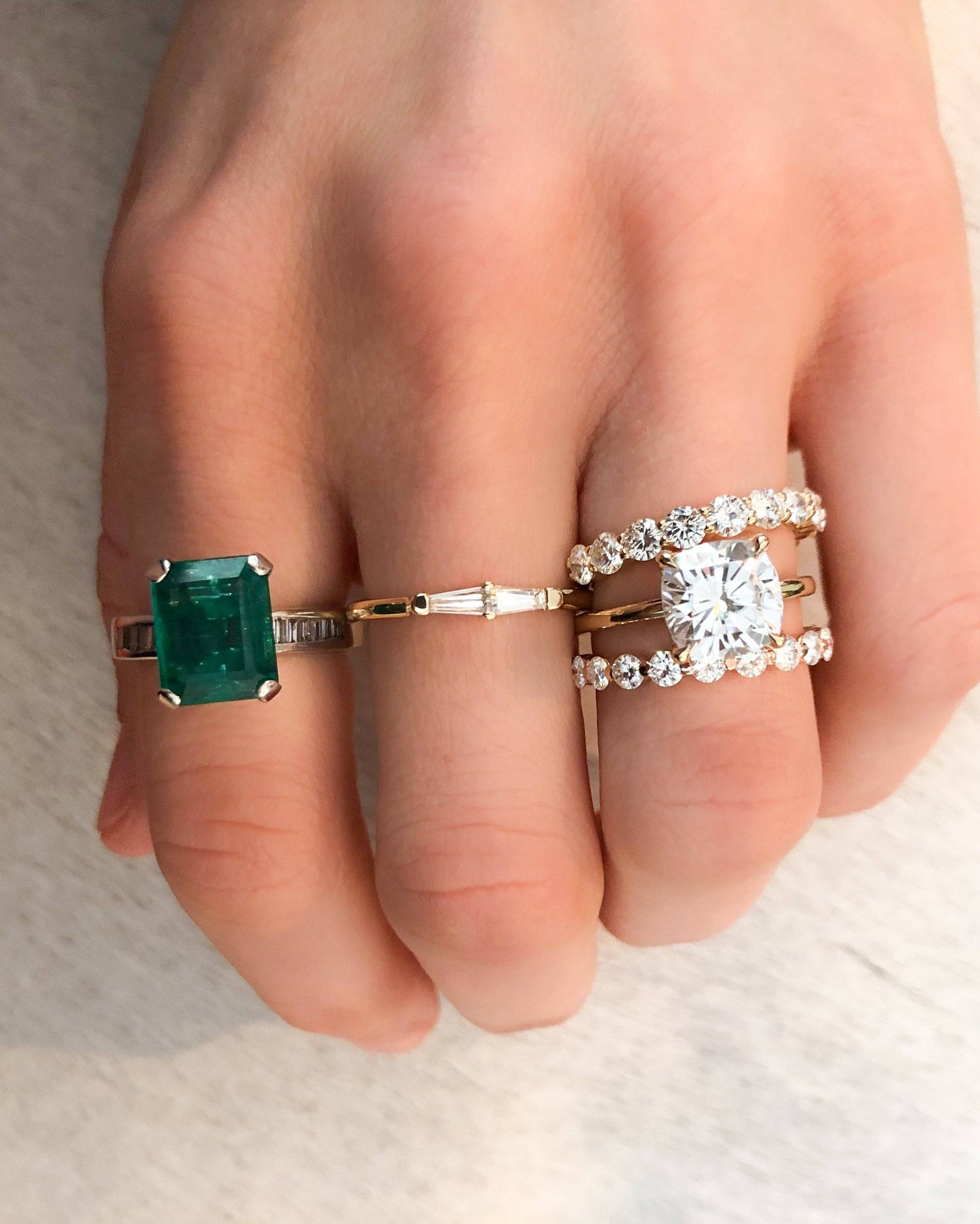 0.25 TCW Round Shaped Half Eternity Lab Grown Diamond Wedding Band