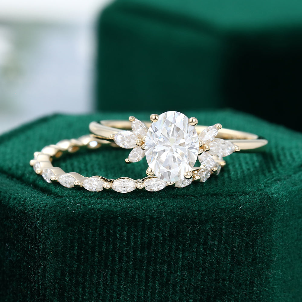 (Only Band) 0.35 TCW Marquise Moissanite Full Eternity Wedding Band (US Size 6 Ready To Ship)