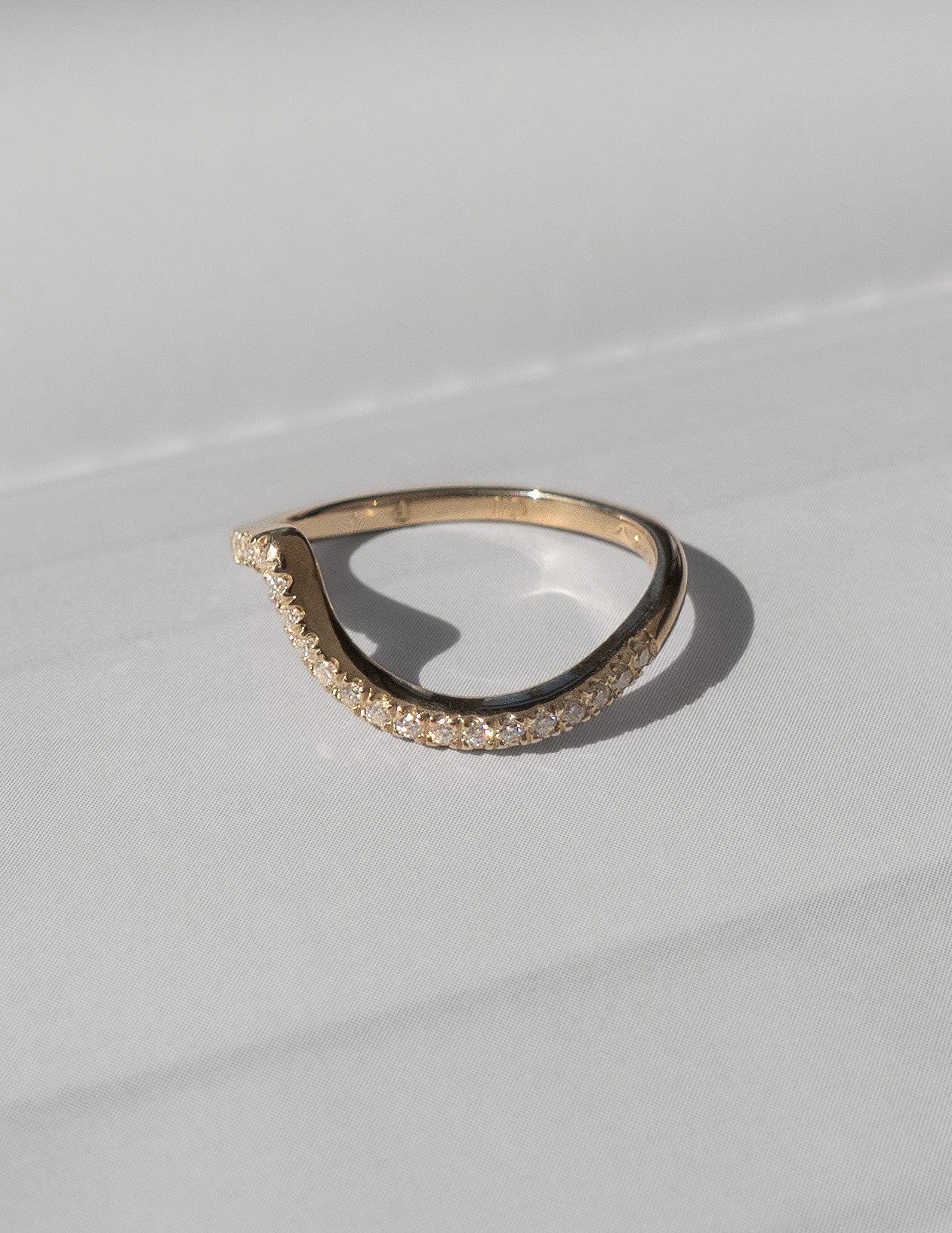 0.25 TCW Round Minimal Pave Lab Grown Wedding Band