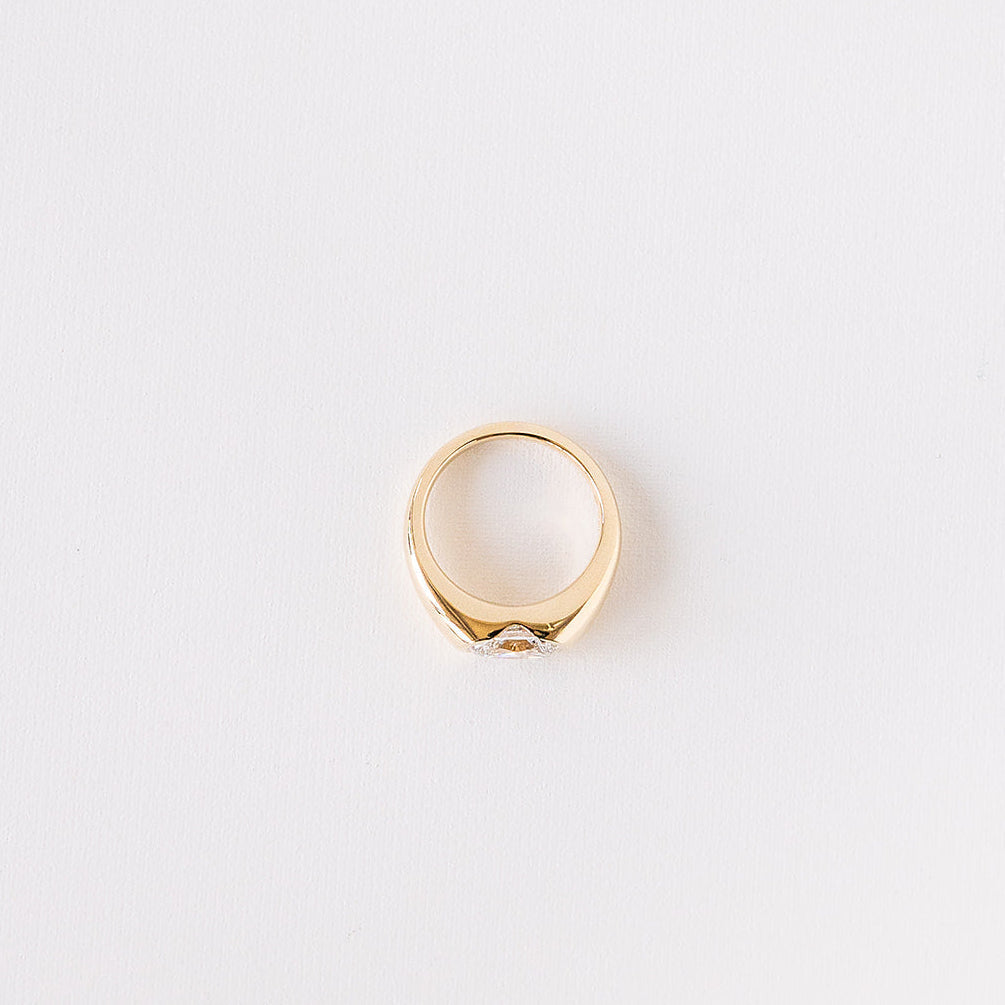Cushion Hidden Halo Lab Grown Diamond Engagement Ring