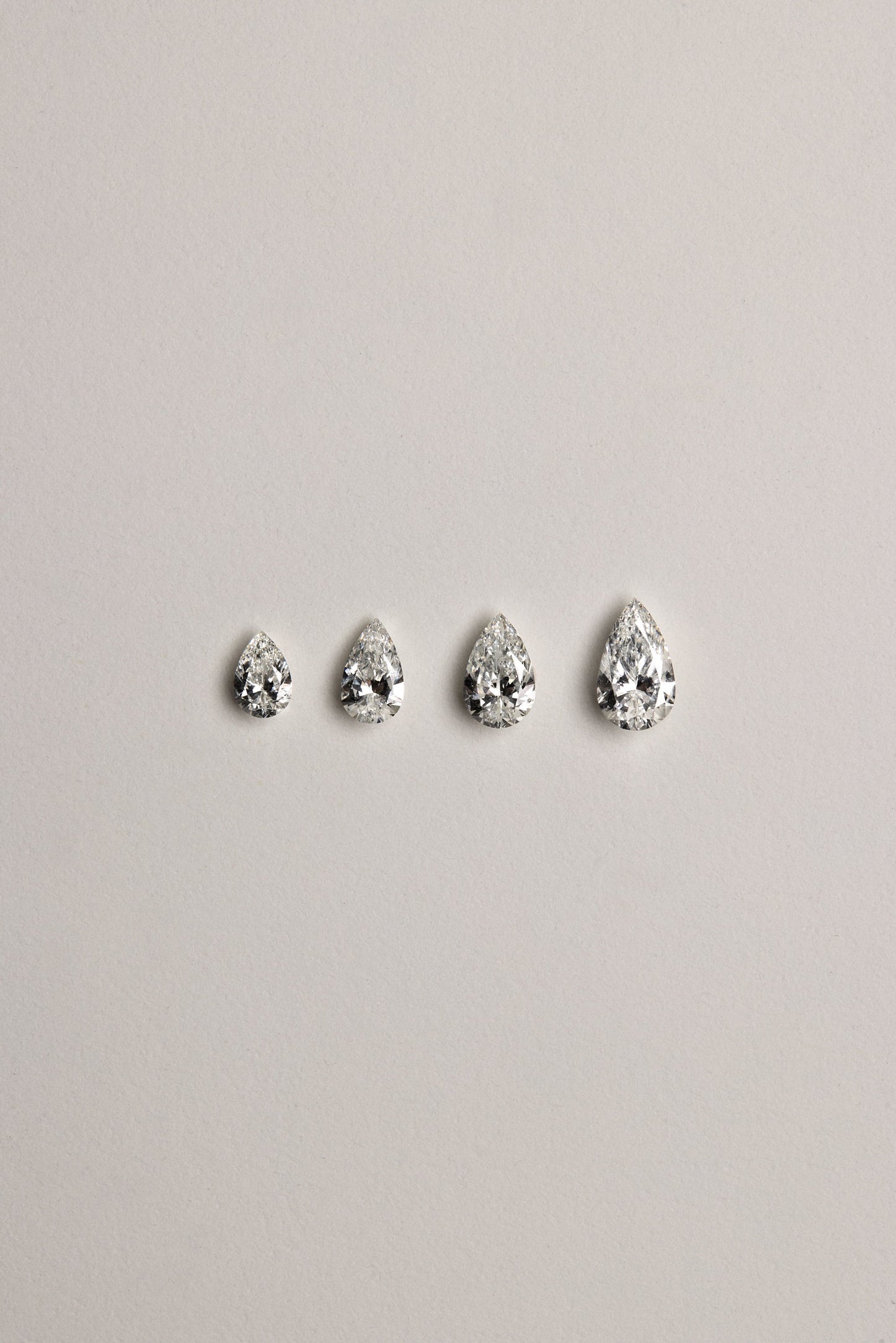 Marquise Shaped Three Stone Lab Grown Diamond Engagement Ring