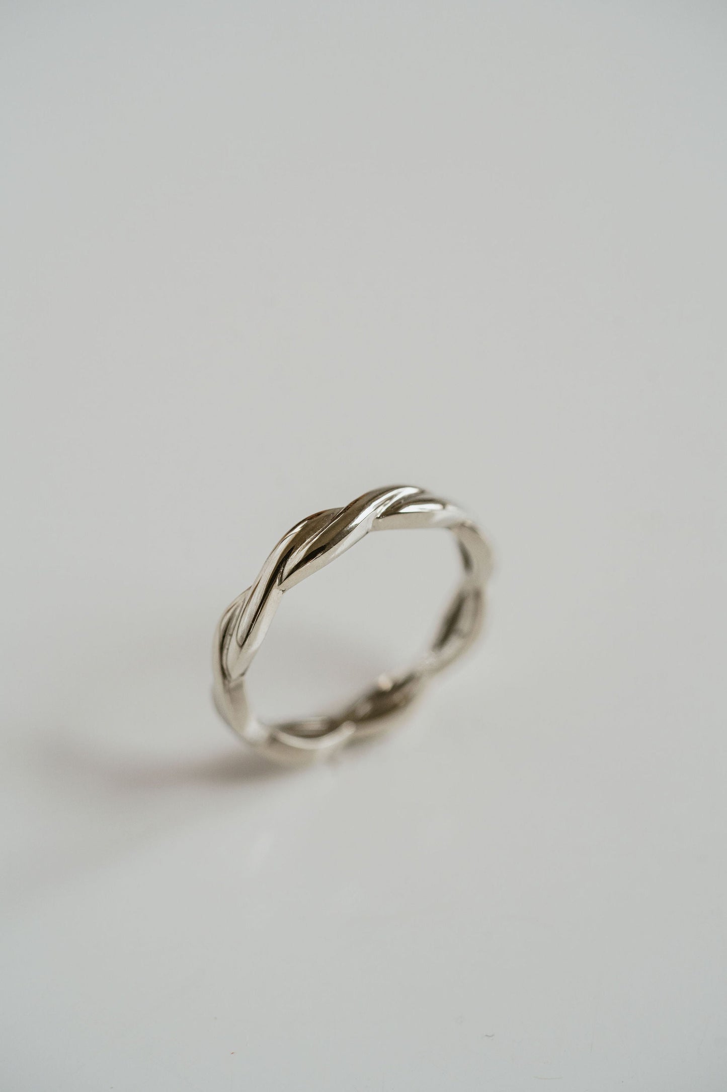 0.25 TCW Round Shaped Half Eternity Lab Grown Diamond Wedding Band