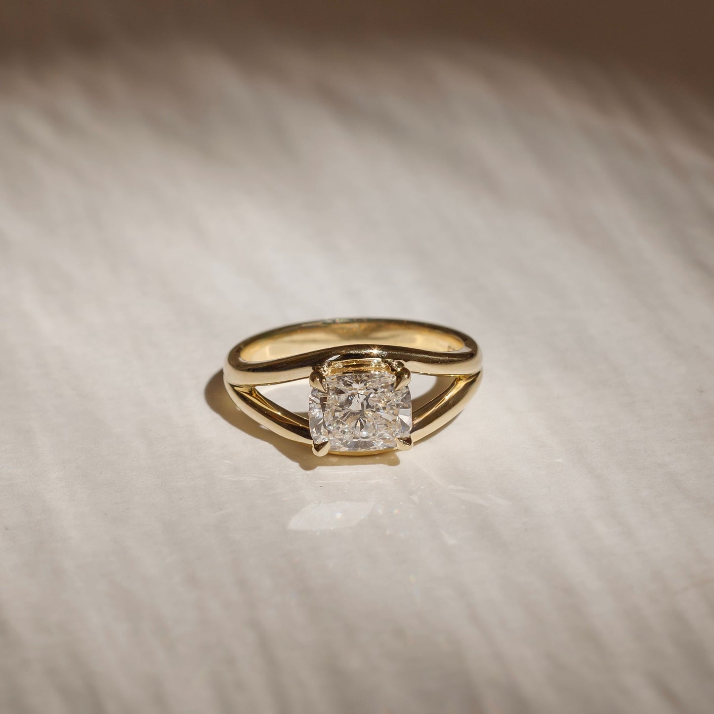 Marquise Cut Cluster Styled Lab Grown Diamond Engagement Ring