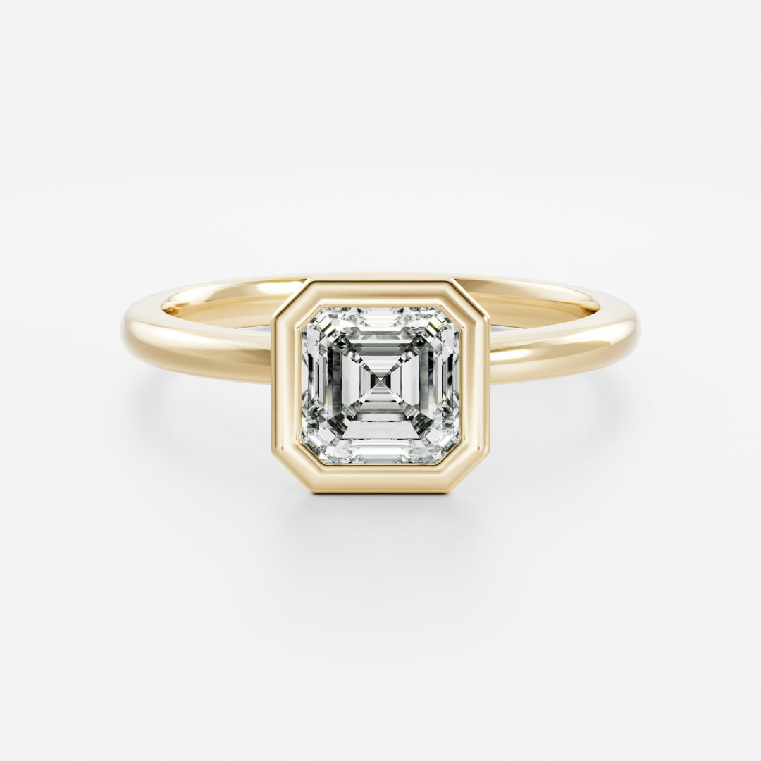Marquise Cut Cluster Styled Lab Grown Diamond Engagement Ring