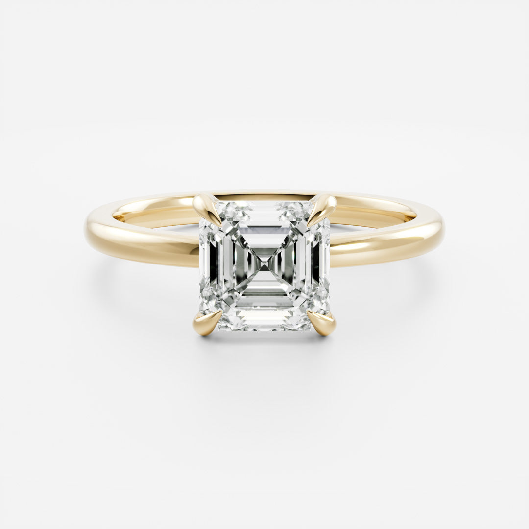 Marquise Cut Cluster Styled Lab Grown Diamond Engagement Ring