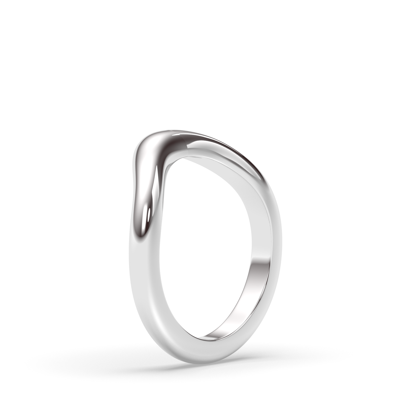 0.25 TCW Round Shaped Half Eternity Lab Grown Diamond Wedding Band