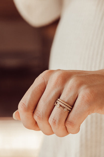 0.25 TCW Round Shaped Half Eternity Lab Grown Diamond Wedding Band