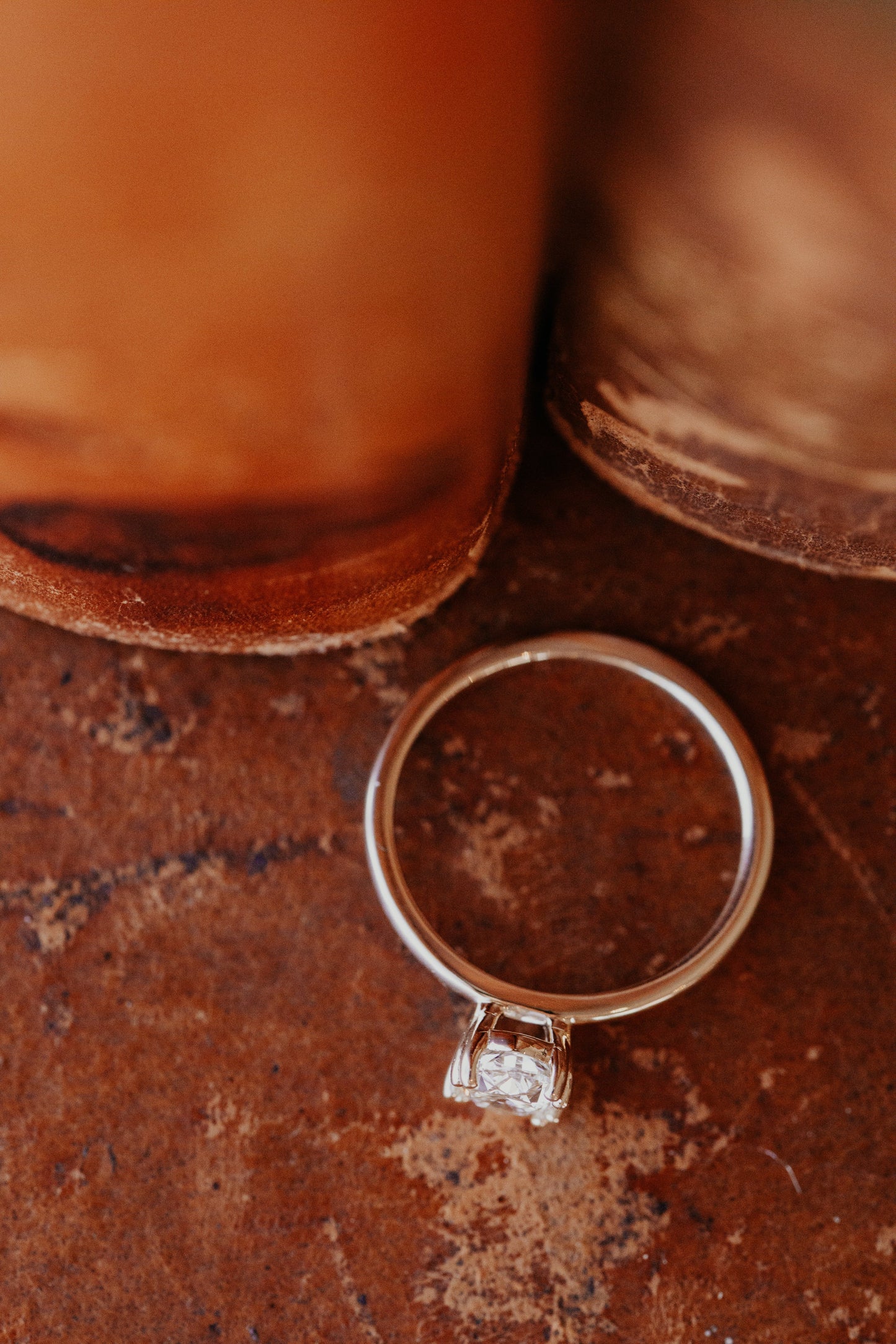 Marquise Shaped Three Stone Lab Grown Diamond Engagement Ring