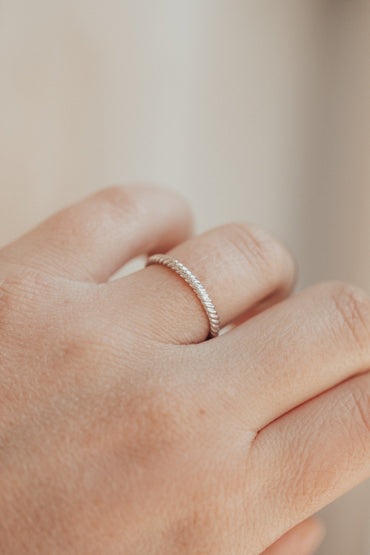 0.25 TCW Round Shaped Half Eternity Lab Grown Diamond Wedding Band