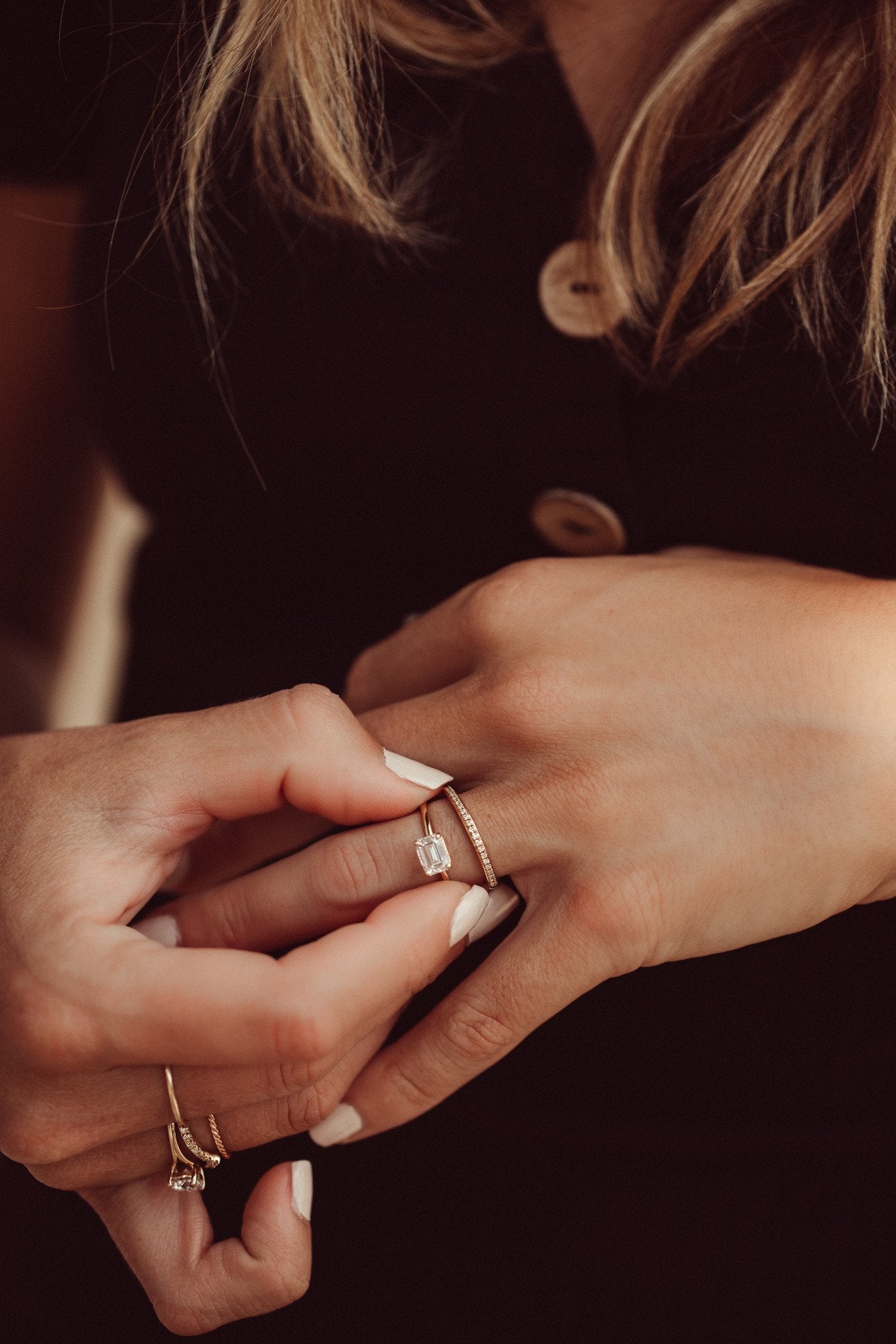 0.25 TCW Round Shaped Half Eternity Lab Grown Diamond Wedding Band