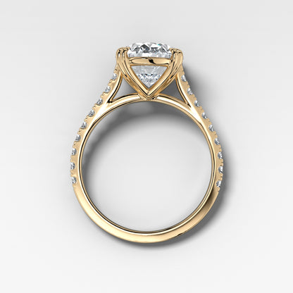 Marquise Shaped Three Stone Lab Grown Diamond Engagement Ring