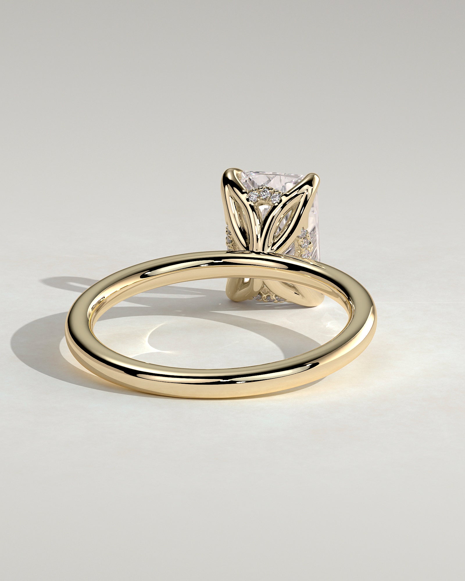 Round Halo, Pave & Split Shank Engagement Ring – 1.93 CT Lab Grown Diamond