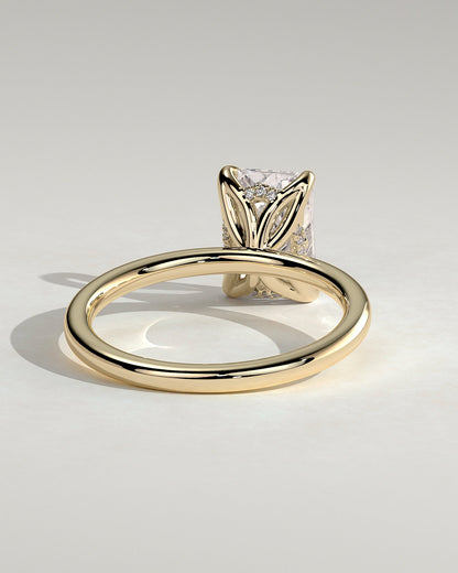 Round Halo, Pave & Split Shank Engagement Ring – 1.93 CT Lab Grown Diamond