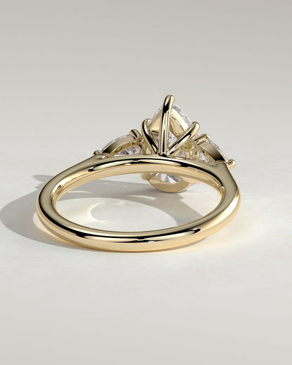 Round Halo, Pave & Split Shank Engagement Ring – 1.93 CT Lab Grown Diamond
