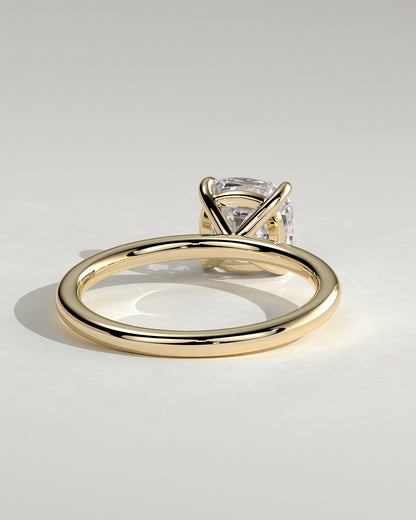 Round Halo, Pave & Split Shank Engagement Ring – 1.93 CT Lab Grown Diamond