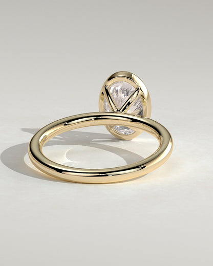 Round Halo, Pave & Split Shank Engagement Ring – 1.93 CT Lab Grown Diamond