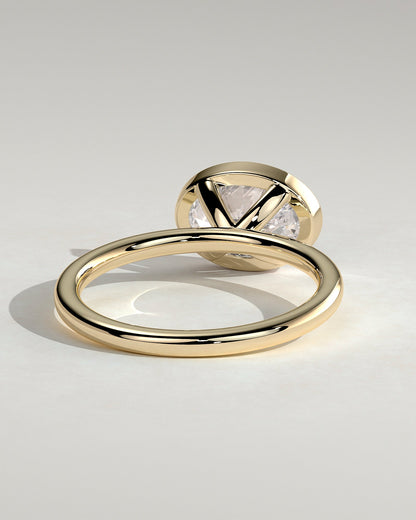 Round Halo, Pave & Split Shank Engagement Ring – 1.93 CT Lab Grown Diamond