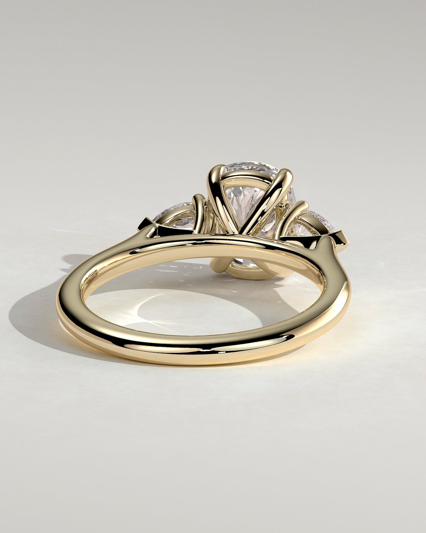 Round Halo, Pave & Split Shank Engagement Ring – 1.93 CT Lab Grown Diamond