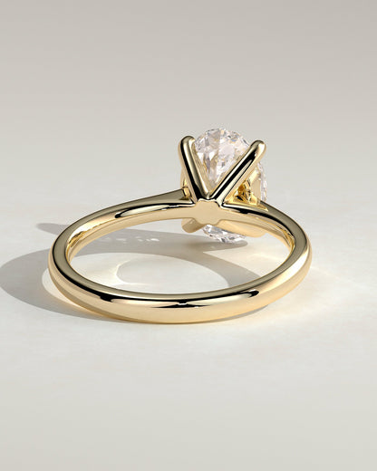 Round Halo, Pave & Split Shank Engagement Ring – 1.93 CT Lab Grown Diamond