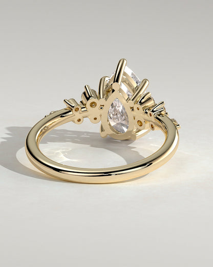 Round Halo, Pave & Split Shank Engagement Ring – 1.93 CT Lab Grown Diamond