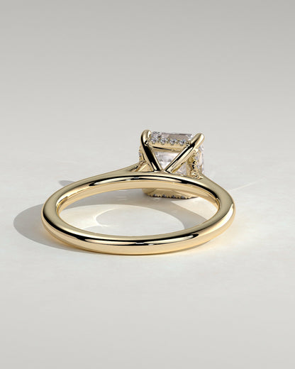Round Halo, Pave & Split Shank Engagement Ring – 1.93 CT Lab Grown Diamond