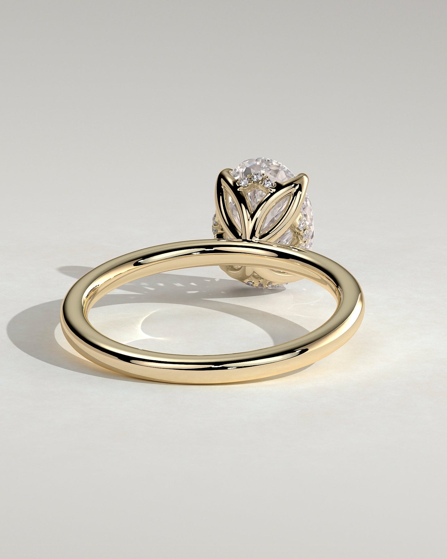 Round Halo, Pave & Split Shank Engagement Ring – 1.93 CT Lab Grown Diamond