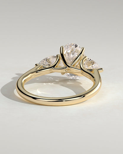 Round Halo, Pave & Split Shank Engagement Ring – 1.93 CT Lab Grown Diamond