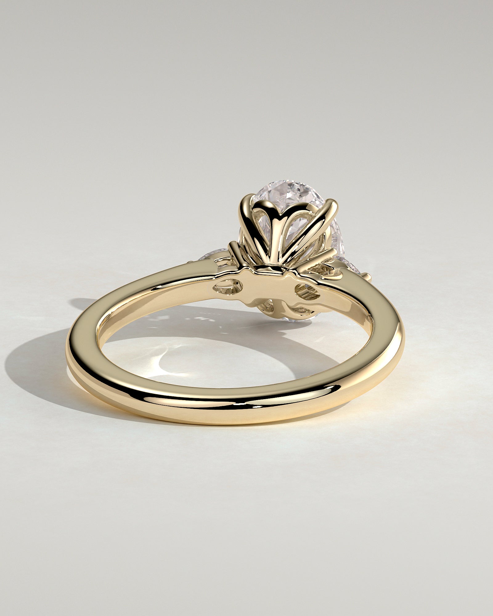 Round Halo, Pave & Split Shank Engagement Ring – 1.93 CT Lab Grown Diamond