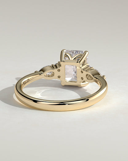 Round Halo, Pave & Split Shank Engagement Ring – 1.93 CT Lab Grown Diamond
