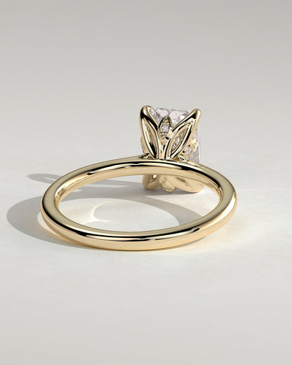 Round Halo, Pave & Split Shank Engagement Ring – 1.93 CT Lab Grown Diamond