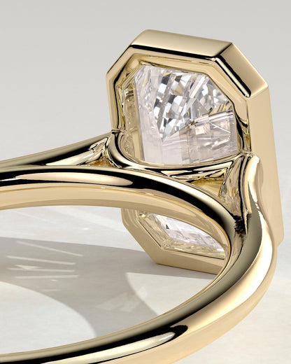 Round Halo, Pave & Split Shank Engagement Ring – 1.93 CT Lab Grown Diamond