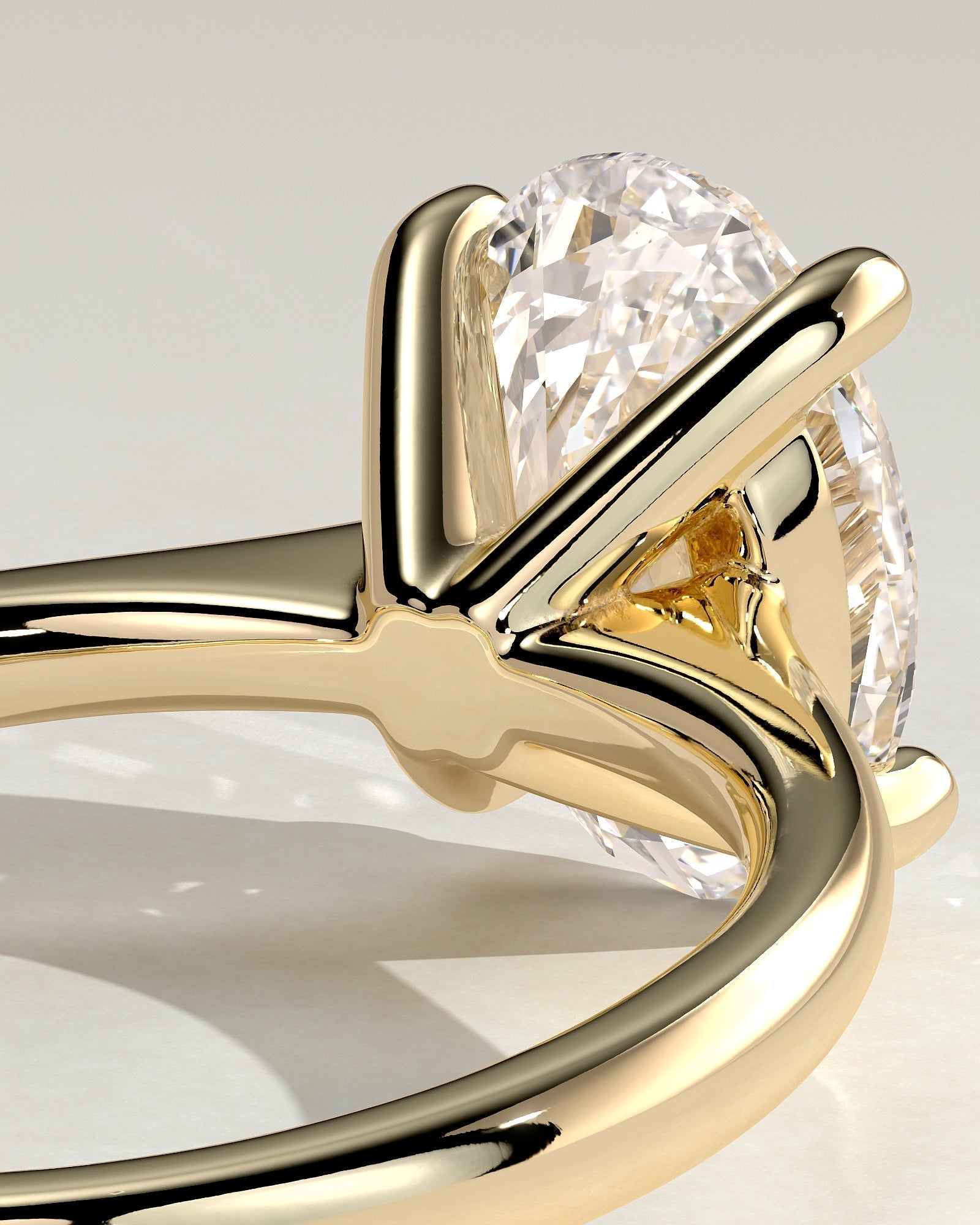 Round Halo, Pave & Split Shank Engagement Ring – 1.93 CT Lab Grown Diamond