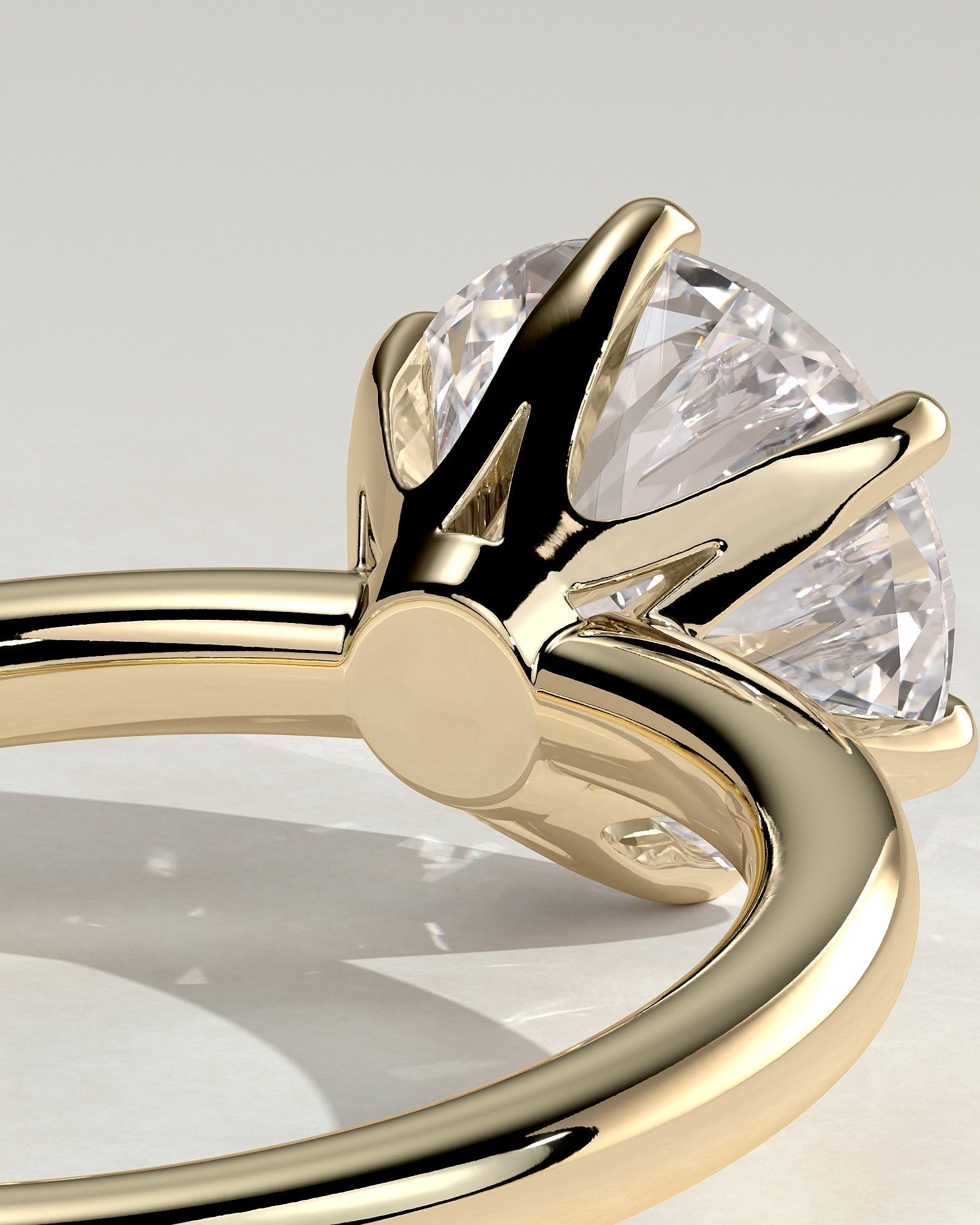 Round Halo, Pave & Split Shank Engagement Ring – 1.93 CT Lab Grown Diamond