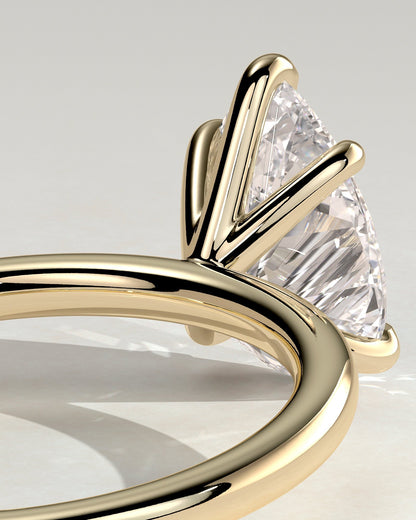 Round Halo, Pave & Split Shank Engagement Ring – 1.93 CT Lab Grown Diamond