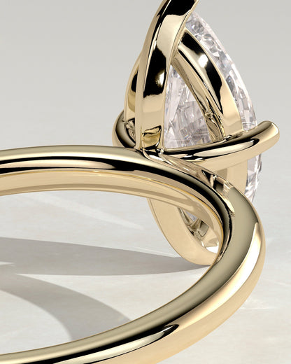 Round Halo, Pave & Split Shank Engagement Ring – 1.93 CT Lab Grown Diamond