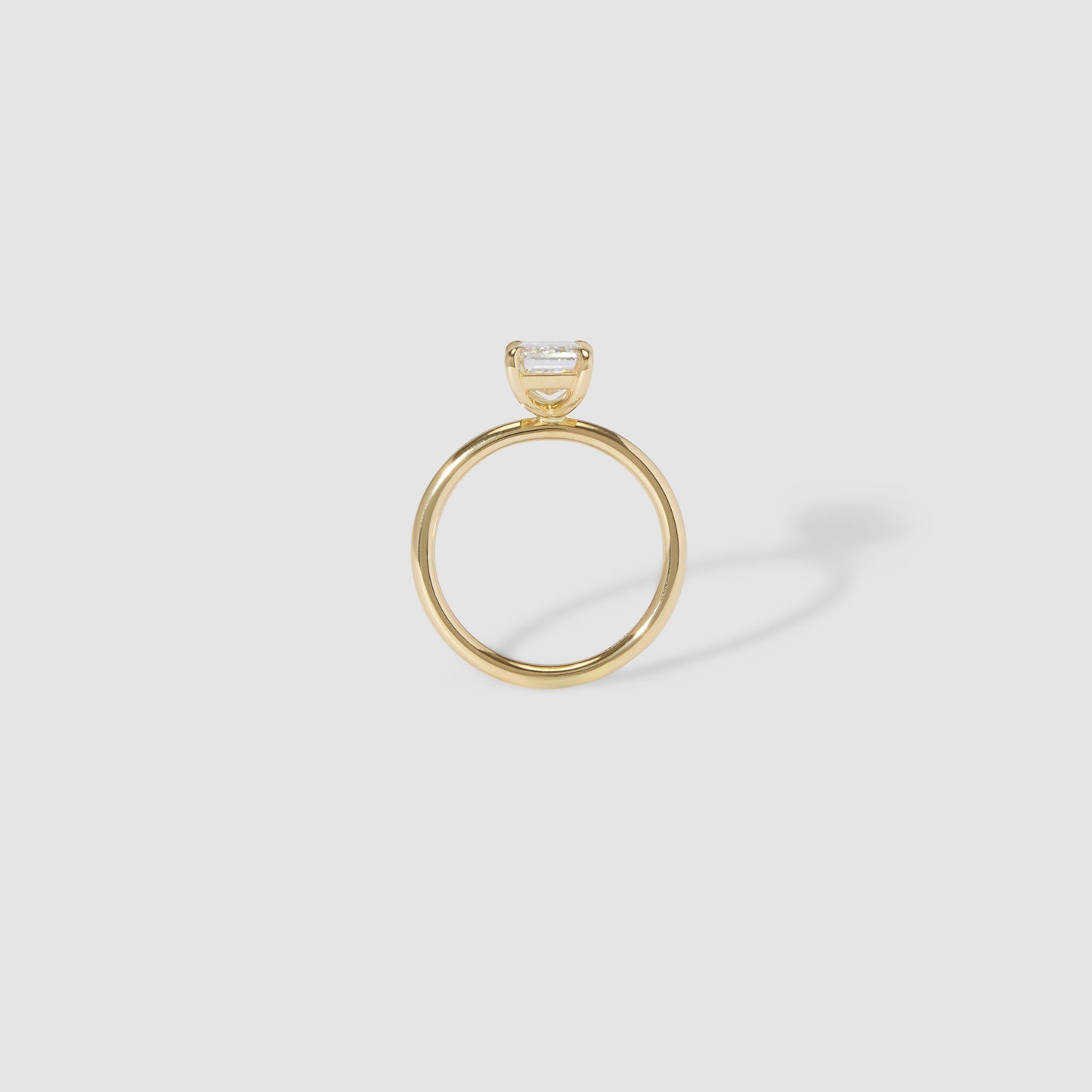 3 CT Oval Cut Solitaire Lab Grown Diamond Engagement Ring