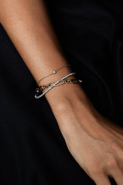 1.58 TCW Round Stones Lab Grown Diamond Tennis Bracelet