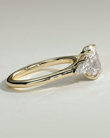 Round Halo, Pave & Split Shank Engagement Ring – 1.93 CT Lab Grown Diamond