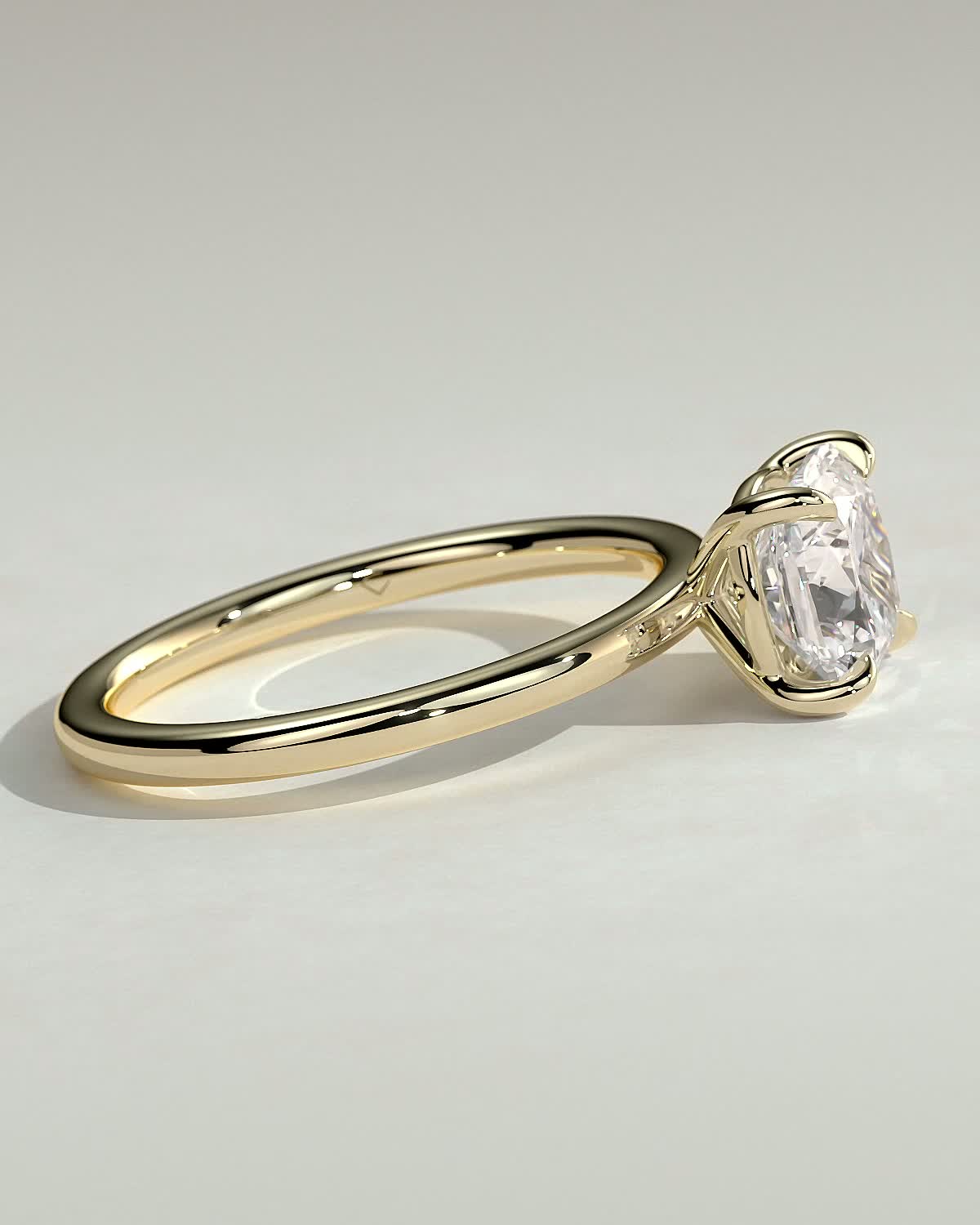 Round Halo, Pave & Split Shank Engagement Ring – 1.93 CT Lab Grown Diamond